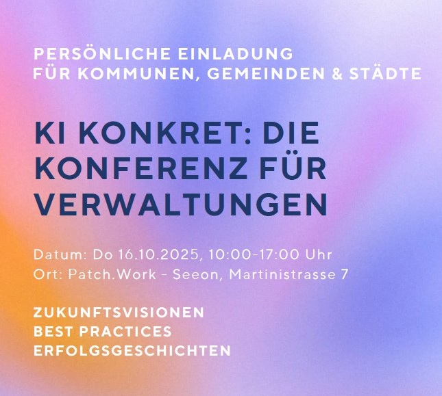16.10. Zukunft Verwaltung - Mit KI echte Veränderun erleben